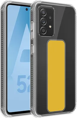 Obrázok produktu pre Cadorabo Ochranné puzdro pre Samsung Galaxy A52 (4G / 5G) / A52s v žltom puzdre TPU silikónový kryt s funkciou stojana
