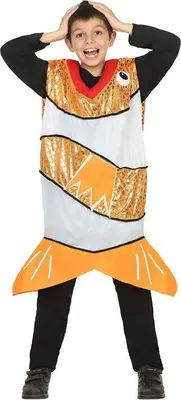 Immagine prodotto di Costume da pesce per bambini Atosa arancione 7-9 anni arancione 7-9 anni