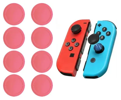 Produktbild von 8x Rutschfeste Daumen Kappen für Nintendo Switch / Lite / OLED Gaming Zubehör