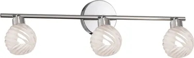 Obrázok produktu pre Nástenná lampa AZELA, chrómovo-biela, 3xG9x40W, sklo, rozmery: 15x50x10 cm, IP20, Kaja