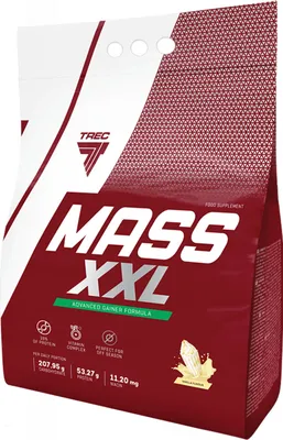 Produktbild von Trec Nutrition Mass XXL (4800g) Vanilla - Gewichtszunahme - Ohne Kreatin