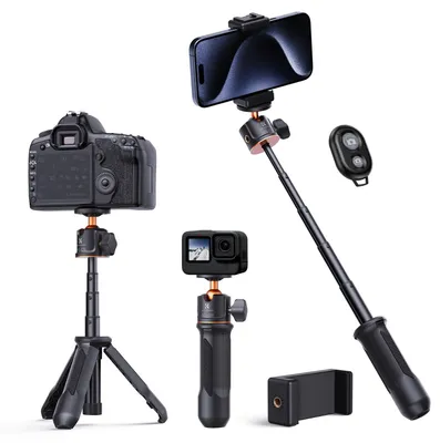 Obrázok produktu pre Držiak na selfie s stolným statívom na vlogovanie a 360° guľovou hlavou