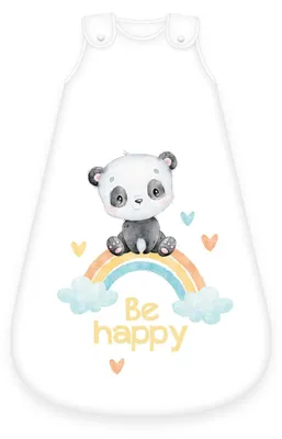 Produktbild von Regenbogen Panda Baby-Schlafsack