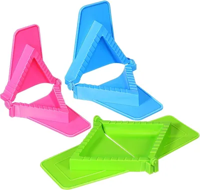 Produktbild von Manueller Teigtaschenformer im 3er Set aus Kunststoff für Gyoza und Wonton