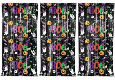 Obrázek produktu pro Sada dekorací na Halloween - 3 kusy fóliových závěsů