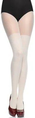 Produktbild von Merry Style Damen Strumpfhose MS 387 (Ecru, M (36-40)) .