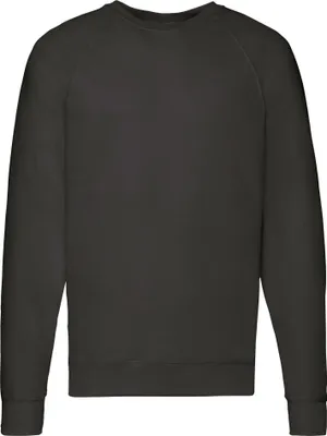 Immagine prodotto di Fruit of the Loom - Felpa da uomo/donna unisex con maniche raglan RW9734 (M) (Nero)