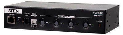 Zdjęcie produktu dla Aten PE4104G ATEN PE4104G Moduł dystrybucji zasilania PDU, 4 gniazda C13, skrzynka kontrolna z kontrolą IP