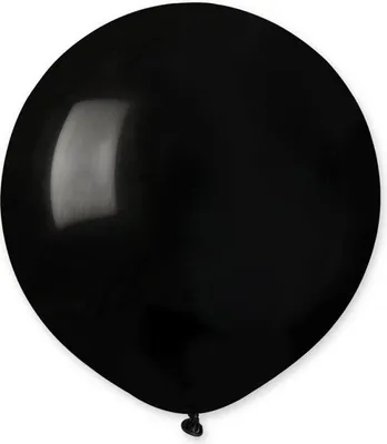 Immagine prodotto di Gemar G110 Palloncini in lattice pastello 19" (48 cm), nero 014 - 25 pezzi