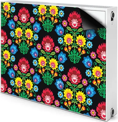 Produktbild von Magnet Heizung Verkleidung Abdeckung Heizung Heizkörperabdeckung 80x60 cm  - Volkskunst