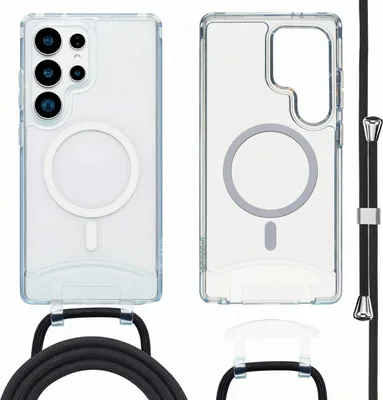 Produktbild von imoshion MagSafe Hülle mit abnehmbarem Band Samsung Galaxy S24 Ultra / S25 Ultra - Transparent