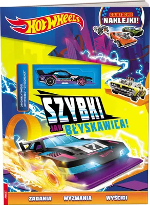 Obrázek produktu pro Hot Wheels: Książeczka Przygód – Odkryj świat szybkiej jazdy i emocjonujących historii!