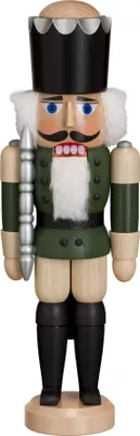 Produktbild von König lasiert grün (29cm) Nussknacker von Seiffener Volkskunst