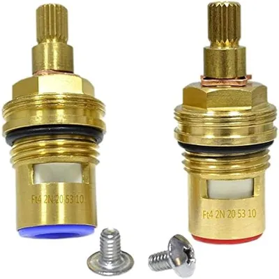 Produktbild von wasserhahn ventil wasserventil ersatzteile Vierteldrehung 1/2" 1/2 zoll ventiloberteil