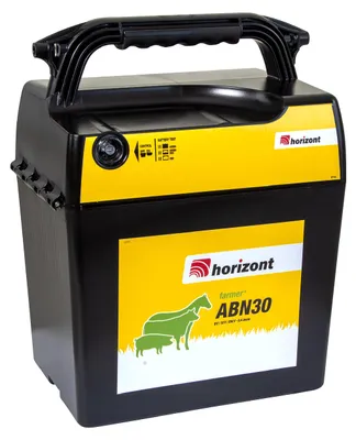 Produktbild von horizont Weidezaungerät 9V / 12V / 230V - farmer ABN30 - optimal für ruhige Weidetiere, Elektro Weidezaun, Weidezaun elektrisch, für mittlere Zaunanlagen