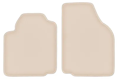 Produktbild von DURBAN Beige Velours-Fußmatten vorne für Ford Fiesta MK3 Schrägheck (1989-1996)