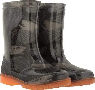 Obrázek produktu pro Mountain Warehouse - Dětské gumové holínky, maskáčový vzor MW2840 (35 EU) (Black)