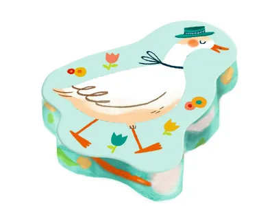 Produktbild von Coppenrath Verlag GmbH & Co.KG Zauberhandtuch mit Gänsemotiv - Fröhliche Ostern 12