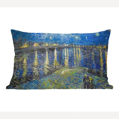 Obrázek produktu pro MuchoWow® Dekorační polštář Polštář na pohovku Dekorační polštář do obývacího pokoje 60x40 Van Gogh - Most - Staří mistři