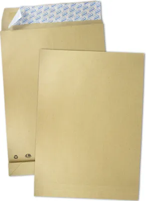 Produktbild von GPV Faltenversandtaschen B5 176 x 250 mm ohne Fenster braun 250 Versandtaschen