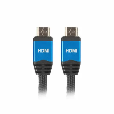 Image de Lanberg Hdmi Cable Ca-Hdmi-20cu-0018-Bl Plug Macho/Macho In Gold Housing
