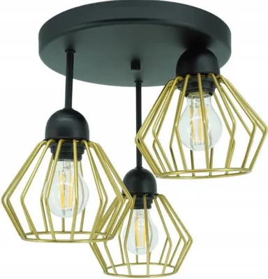 Image de Lampes Suspendues Modernes Loft Livia 2848/Z-B-3 Noir