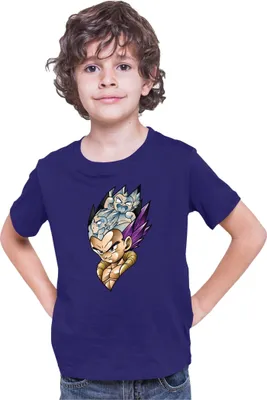 Immagine prodotto di Maglietta per bambini Dragon Anime Manga Ball Z Vegeta 01, 9-11 Jahr - 140 , Bleu foncé