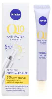 Produktbild von NIVEA Q10 Expert Gezielter Falten-Auffüller 15ml, Tagescreme, Frauen, Reife Haut, Gesicht, Anti-Falten, Fülleffekt, Kräftigend, 15 ml
