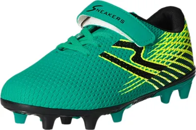 Produktbild von Sneakers Kinder-Fußballschuh Petrol-Türkis-Gelb-Schwarz, Farbe:grün, EU Größe:34