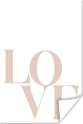 Produktbild von MuchoWow® Poster Text - Zitate - Liebe 40x60 cm - Plakate für die Wand - Poster Babyzimmer