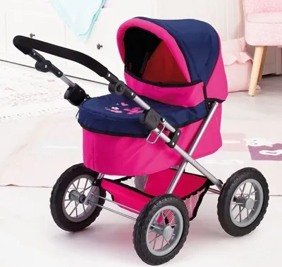Immagine prodotto di carrozzina bayer per bambole Trendy rosa/blu