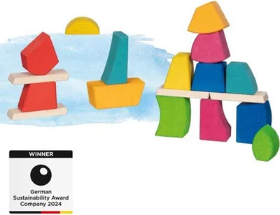 Obrázek produktu pro Goki 58355, 2 rok/roky, 14 kusů, Dřevo
