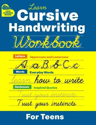 Produktbild von Cursive Handwriting Workbook for Teens