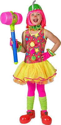 Produktbild von Kostüm Clown Mädchen Sterne Größe: 104