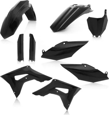 Produktbild von ACERBIS 9-teiliges Verkleidungskit Schwarz für HONDA CRF R
