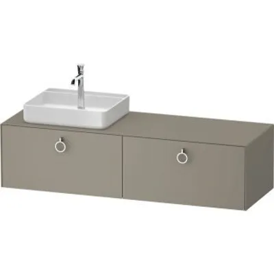 Produktbild von DURAVIT WT4890L92920000 Konsolen-WTU wandh White Tulip 550x16