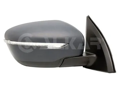 Produktbild von ALKAR 9050672 Außenspiegel Seitenspiegel Rechts für NISSAN Qashqai II (J11, J11) Beheizt Konvex Grundiert Elektrisch