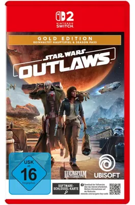 Produktbild von Ubisoft Star Wars Outlaws Gold Ed. - Switch 2 Key inkl Pass