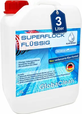 Produktbild von 3L Pool Superflock flüssig