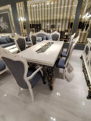 Produktbild von s Esszimmer Set mit Esstisch, 6 Stühlen und stilvoller eleganz