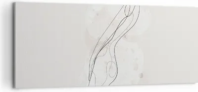 Produktbild von Bild auf Leinwand - Leinwandbild - Einteilig - Minimalismus Körper Frauen - 100x40cm - Wand Bild - Wanddeko - Wandbilder - Leinwanddruck - Bilder - Wanddekoration - Leinwand bilder - AB100x40-4831