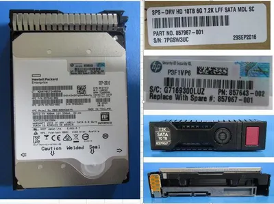 Produktbild von HPE 10TB 6G 7.2K LFF SATA MDL SC - Festplatte - Serial ATA