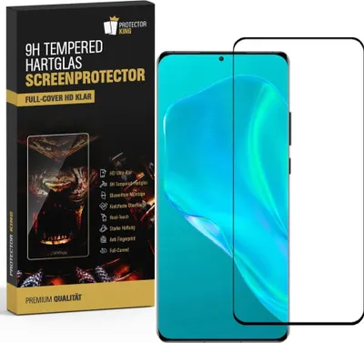 Produktbild von 2x 9H Hartglas für Huawei P50 Pro Plus FULL Panzerfolie Displayschutz Schutzfolie KLAR SW Panzerglas Schutzglas
