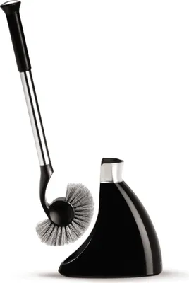 Image de simplehuman brosse pour toilettes, noir - 4,7x4,7x40 cm ; BT1084
