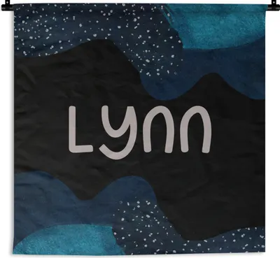 Produktbild von MuchoWow® Wandteppich Wandbehang Lynn - Pastell - Mädchen 150x150 cm Tapisserie Dekoration Wandtuch - Wohnaccessoires - Modernes