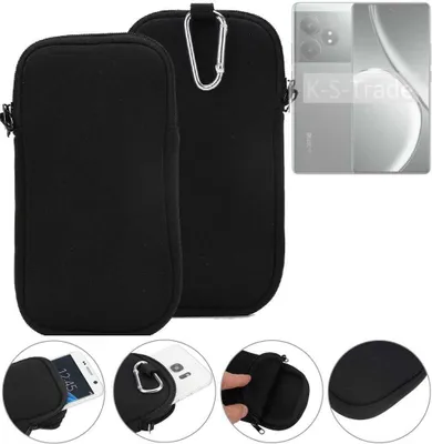 Produktbild von K-S-Trade Neopren-Hülle Handyhülle kompatibel mit Realme GT 6T Schutzhülle Neoprenhülle Sleeve Schutz-Hülle Gürtel Tasche Case Holster