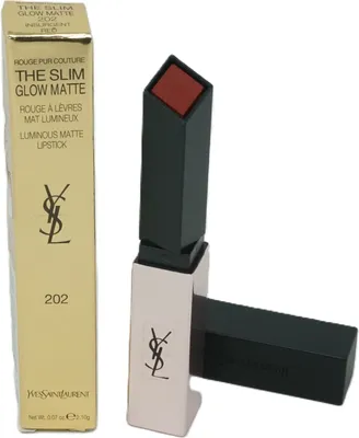 Produktbild von Yves Saint Laurent Lippenstift Lip Make-up Rouge Pur Couture The Slim Glow Matte 202 Insurgent Red