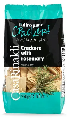 Image de Casa Rinaldi crackers italiens traditionnels au romarin 250g