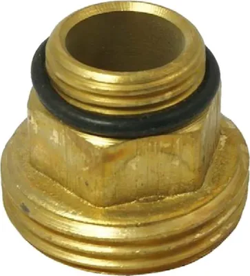 Produktbild von tecuro Reduziernippel 3/8 Zoll x 3/4 Zoll AG, für Nostalgie Auslaufventil