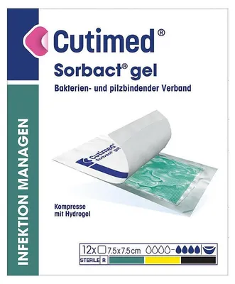 Zdjęcie produktu dla Cutimed Sorbact Kompresy żelowe 15x20 cm 6 szt